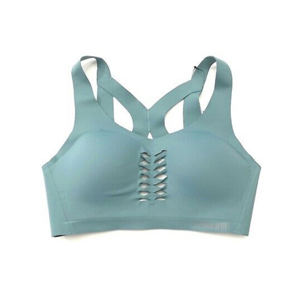 EUC Victoria's Secret Teal Strappy Sports Bra
